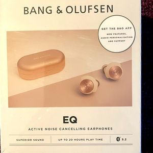 NEW Noise Cancelling Bang & Olufsen B&O Beoplay EQ Sand True Wireless Earbuds